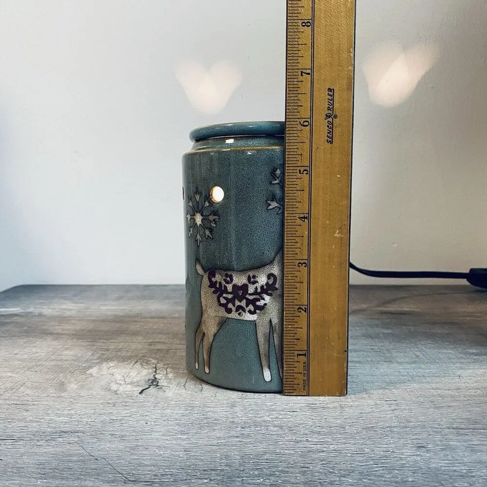 Scentsy Wax Warmer Winter Stag Reindeer Deer Snowflake Holiday Collection Snow